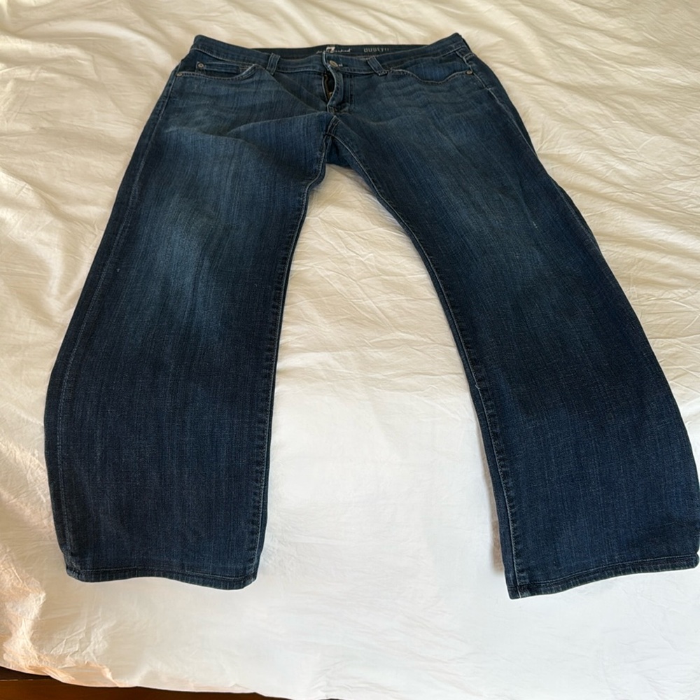7 For All Mankind Mens Jeans, waist size 34, Length 26" from crotch to pant cuff